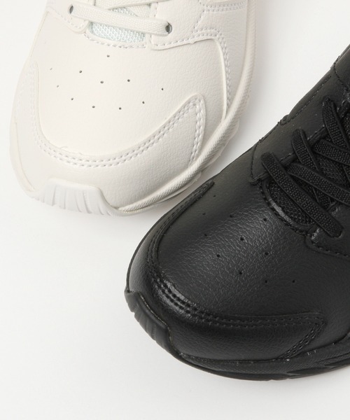 GLOBAL WORK（グローバルワーク）の「キッズ/瞬足フェイクレザー/950379（その他シューズ・キッズ・ホワイト/ブラック・19cm/18cm/20cm/17cm/22cm/21cm）」の7枚目の写真