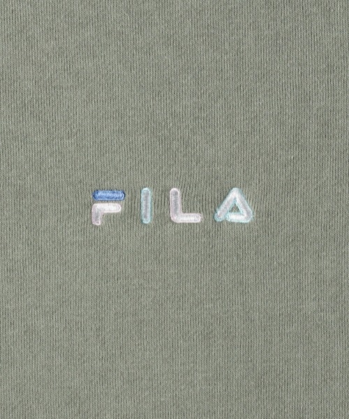 FILA（フィラ）の「【FILA】あったかレイヤードスウェット（スウェット・レディース・グリーン/オフホワイト/ブラック・M/L）」の9枚目の写真