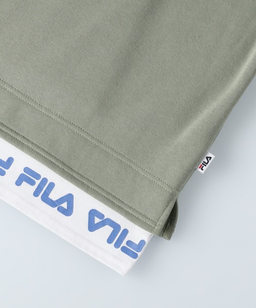 FILA（フィラ）の「【FILA】あったかレイヤードスウェット（スウェット・レディース・グリーン/オフホワイト/ブラック・M/L）」の8枚目の写真