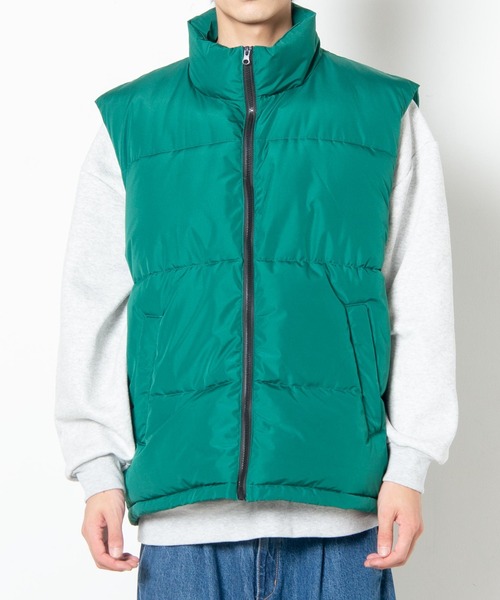 WEGO（ウィゴー）の「WEGO/パデッドベスト（ダウンベスト・メンズ・グリーン/ブラック・FREE）」の13枚目の写真