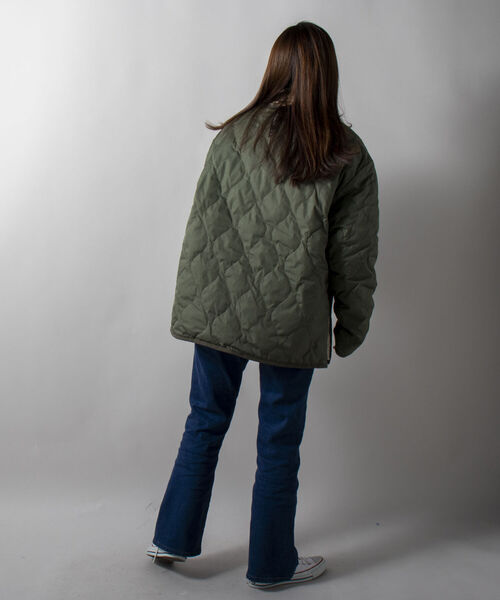 TAION(タイオン)の「【WEB限定】【TAION/タイオン】DOWN×BOA R/S LINER JACKET(ダウンジャケット/コート・メンズ・ブラック/オリーブ・LARGE/X-LARGE/XX-LARGE/MEDIUM)」の4枚目の写真