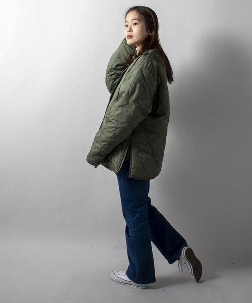 TAION(タイオン)の「【WEB限定】【TAION/タイオン】DOWN×BOA R/S LINER JACKET(ダウンジャケット/コート・メンズ・ブラック/オリーブ・LARGE/X-LARGE/XX-LARGE/MEDIUM)」の5枚目の写真