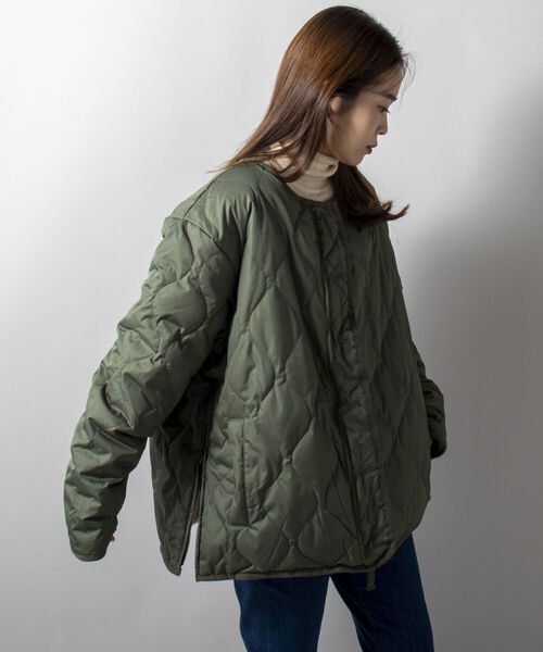 TAION(タイオン)の「【WEB限定】【TAION/タイオン】DOWN×BOA R/S LINER JACKET(ダウンジャケット/コート・メンズ・ブラック/オリーブ・LARGE/X-LARGE/XX-LARGE/MEDIUM)」の7枚目の写真