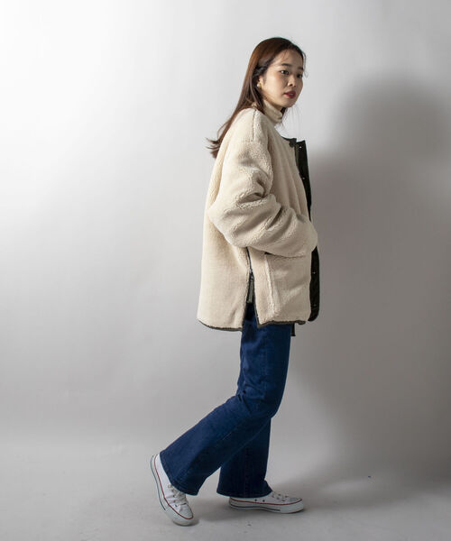 TAION(タイオン)の「【WEB限定】【TAION/タイオン】DOWN×BOA R/S LINER JACKET(ダウンジャケット/コート・メンズ・ブラック/オリーブ・LARGE/X-LARGE/XX-LARGE/MEDIUM)」の11枚目の写真