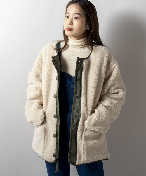 TAION(タイオン)の「【WEB限定】【TAION/タイオン】DOWN×BOA R/S LINER JACKET(ダウンジャケット/コート・メンズ・ブラック/オリーブ・LARGE/X-LARGE/XX-LARGE/MEDIUM)」の13枚目の写真