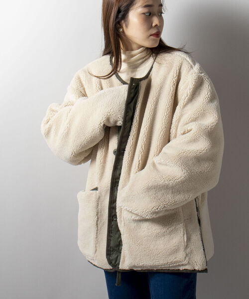 TAION(タイオン)の「【WEB限定】【TAION/タイオン】DOWN×BOA R/S LINER JACKET(ダウンジャケット/コート・メンズ・ブラック/オリーブ・LARGE/X-LARGE/XX-LARGE/MEDIUM)」の14枚目の写真