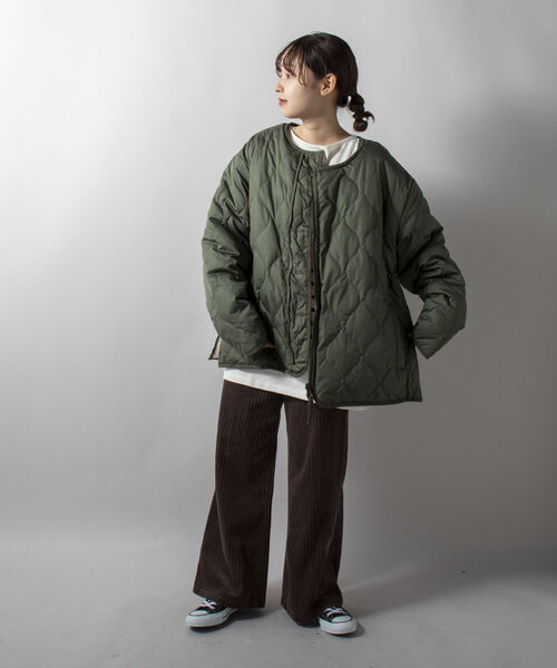 TAION(タイオン)の「【WEB限定】【TAION/タイオン】DOWN×BOA R/S LINER JACKET(ダウンジャケット/コート・メンズ・ブラック/オリーブ・LARGE/X-LARGE/XX-LARGE/MEDIUM)」の17枚目の写真