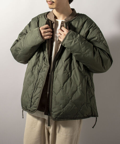 TAION(タイオン)の「【WEB限定】【TAION/タイオン】DOWN×BOA R/S LINER JACKET(ダウンジャケット/コート・メンズ・ブラック/オリーブ・LARGE/X-LARGE/XX-LARGE/MEDIUM)」の22枚目の写真