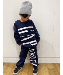 GAP | カーボナイズド フリース オーバーサイズ GAPビッグロゴ クルーネック (キッズ)(スウェット)