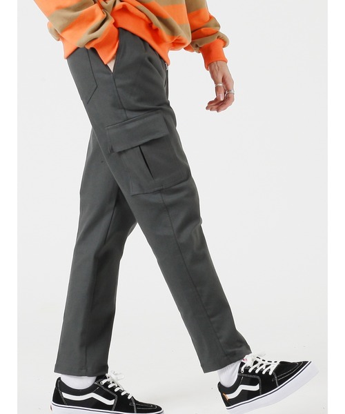 me+em select(ミームセレクト)の「ラフカーゴパンツ(カーゴパンツ・メンズ・ブラック/ベージュ/グレー・MEDIUM/LARGE)」の1枚目の写真