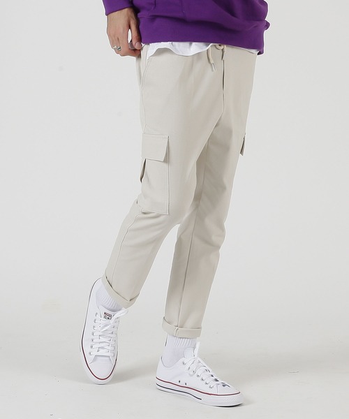 me+em select(ミームセレクト)の「ラフカーゴパンツ(カーゴパンツ・メンズ・ブラック/ベージュ/グレー・MEDIUM/LARGE)」の17枚目の写真
