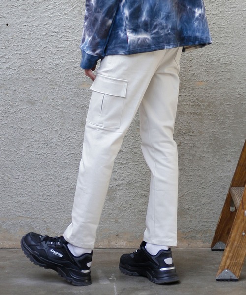 me+em select(ミームセレクト)の「ラフカーゴパンツ(カーゴパンツ・メンズ・ブラック/ベージュ/グレー・MEDIUM/LARGE)」の6枚目の写真