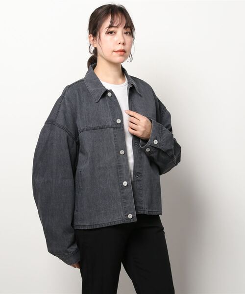 CROSSED DENIM JACKET