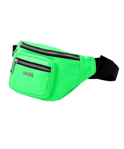 X-girl（エックスガール）の「FAUX LEATHER HIP BAG（ボディバッグ/ウエストポーチ・レディース・ライトグリーン/ピンク/ブラック・ONE SIZE）」の15枚目の写真