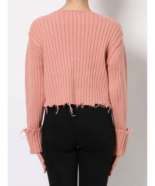 EMODA（エモダ）の「ワイドロールクラッシュニット（ニット/セーター・レディース・ブラック/グレー/ピンク/ライム・FREE）」の13枚目の写真