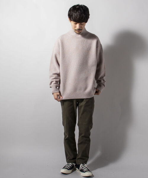 GLOSTER（グロスター）の「【unlume/アンルーム】SACHA カシミヤ混 ハイネックプルオーバーニット（ニット/セーター・メンズ・ブラウン系その他/ベージュ系その他・FREE）」の22枚目の写真