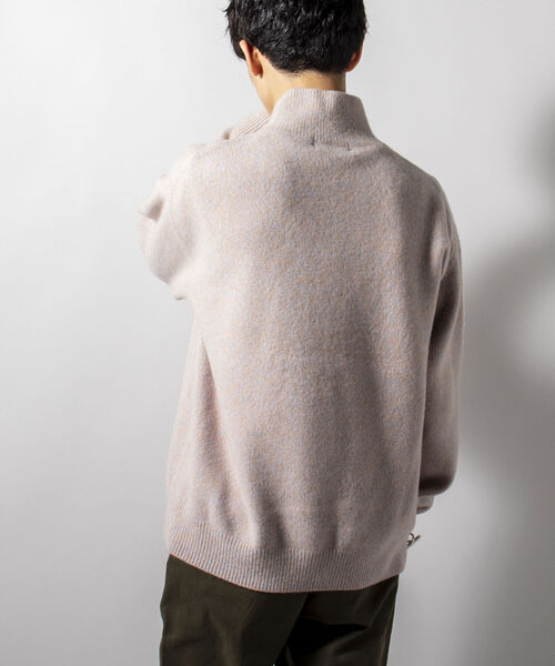 GLOSTER（グロスター）の「【unlume/アンルーム】SACHA カシミヤ混 ハイネックプルオーバーニット（ニット/セーター・メンズ・ブラウン系その他/ベージュ系その他・FREE）」の18枚目の写真
