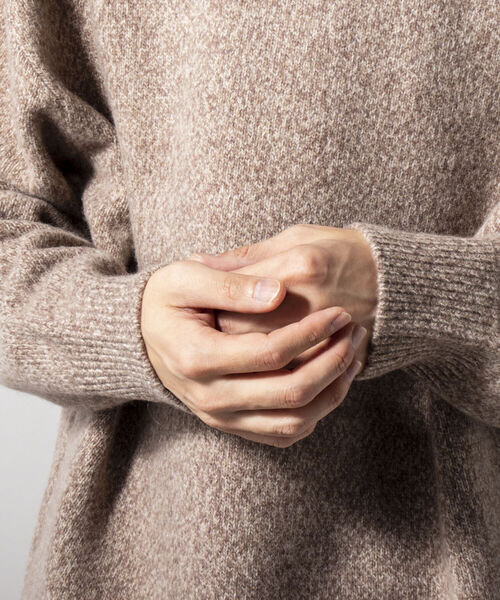 GLOSTER（グロスター）の「【unlume/アンルーム】SACHA カシミヤ混 ハイネックプルオーバーニット（ニット/セーター・メンズ・ブラウン系その他/ベージュ系その他・FREE）」の16枚目の写真