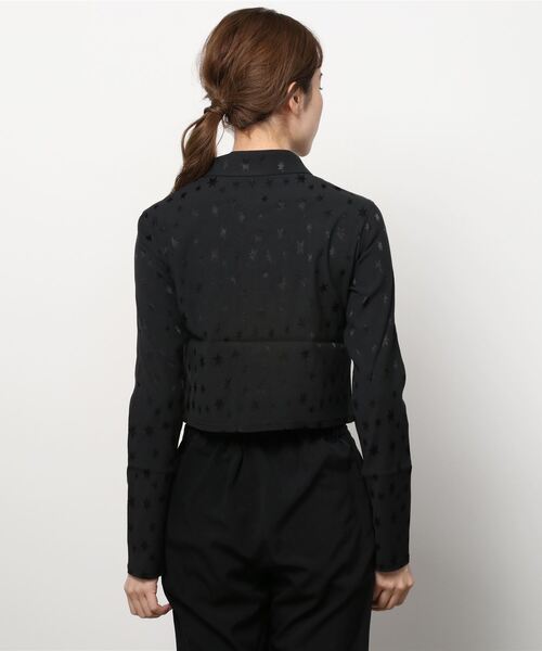 X-girl（エックスガール）の「HEXAGRAM JERSEY SHORT SHIRT（シャツ/ブラウス・レディース・ベージュ/ブラック・S/M）」の17枚目の写真