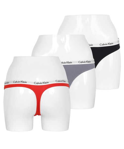 Calvin Klein（カルバン・クライン）の「【3枚セット】Calvin Klein Underwear カルバンクライン Tバック レディース アンダーウェア 女性 下着 ソング タンガ ショーツ 無地 ロゴ ボーダー（ショーツ・レディース・マルチ/その他/その他1/その他2/その他4/その他3/その他5/その他7/その他6/ブラック系その他/ブラック・SMALL/X-SMALL/LARGE/MEDIUM）」の8枚目の写真