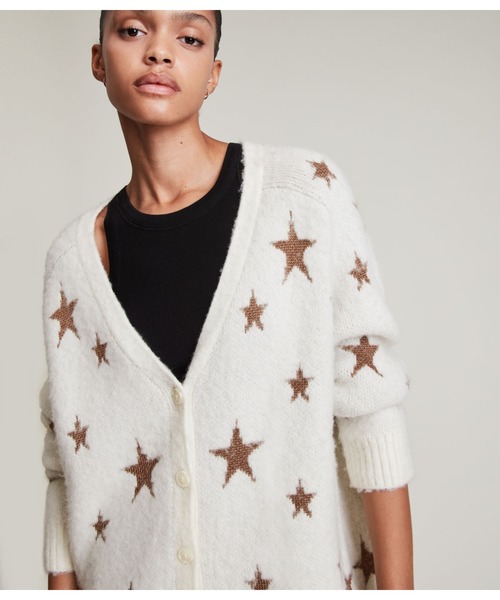 ALLSAINTS（オールセインツ）の「ASTRA CARDIGAN | ASTRA カーディガン（カーディガン/ボレロ・レディース・ブラック系・XS/L/S/M）」の5枚目の写真