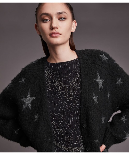 ALLSAINTS（オールセインツ）の「ASTRA CARDIGAN | ASTRA カーディガン（カーディガン/ボレロ・レディース・ブラック系・XS/L/S/M）」の13枚目の写真