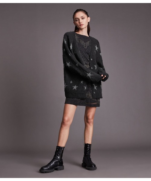 ALLSAINTS（オールセインツ）の「ASTRA CARDIGAN | ASTRA カーディガン（カーディガン/ボレロ・レディース・ブラック系・XS/L/S/M）」の14枚目の写真