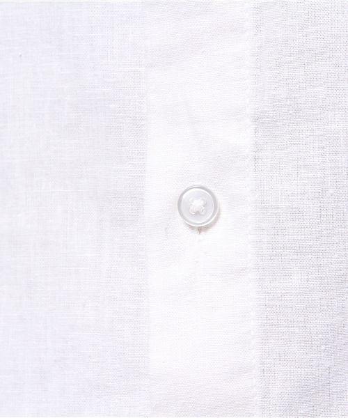 WEGO（ウィゴー）の「WEGO/フレンチリネン混ロングシャツ（シャツ/ブラウス・メンズ・ホワイト/ブルー/ネイビー/その他1・LARGE/MEDIUM）」の11枚目の写真