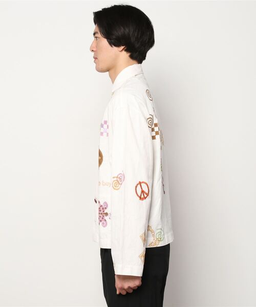 Story mfg.（ストーリーエムエフジー）の「【STORY MFG.】ストーリー・エムエフジー SHORT ON TIME JACKET（その他アウター・メンズ・ホワイト・SMALL）」の2枚目の写真