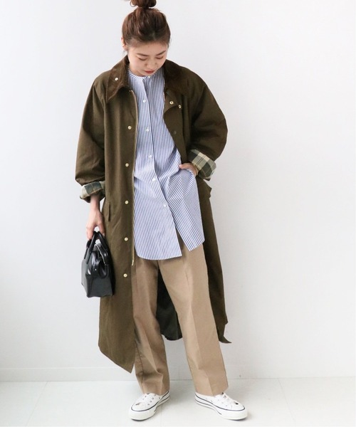 Barbour(バブアー)の「《別注》【Barbour/バブアー】*RELUME OS BURGHLEY exclusive◆(その他アウター・レディース・ブラック/ベージュ/カーキ・38/36)」の3枚目の写真