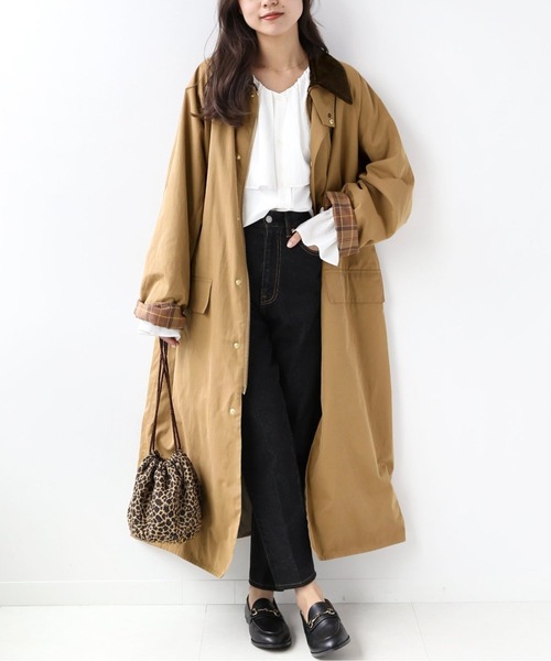 Barbour(バブアー)の「《別注》【Barbour/バブアー】*RELUME OS BURGHLEY exclusive◆(その他アウター・レディース・ブラック/ベージュ/カーキ・38/36)」の5枚目の写真