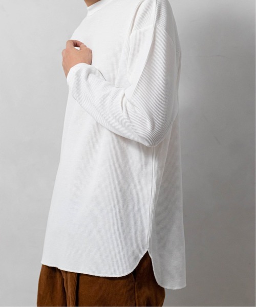 MILLER（ミラー）の「【MILLER / ミラー】 別注 ワッフルロングスリーブ Tシャツ（Tシャツ/カットソー・メンズ・ナチュラル/ホワイト/チャコールグレー/ブラック・SMALL/MEDIUM/LARGE/X-LARGE）」の21枚目の写真