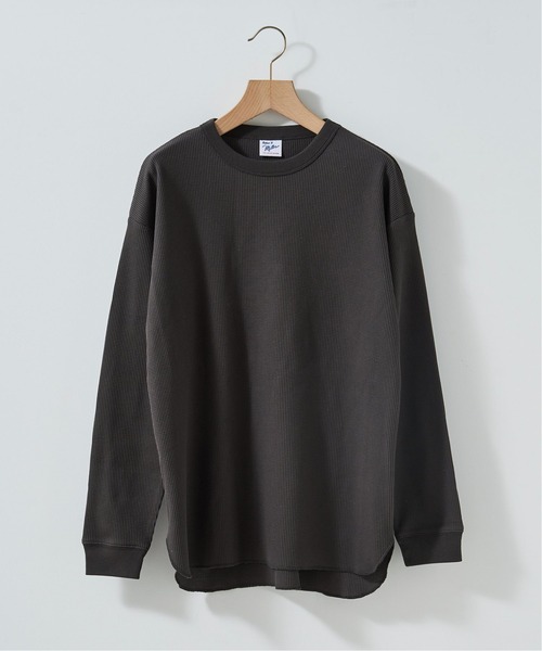 MILLER（ミラー）の「【MILLER / ミラー】 別注 ワッフルロングスリーブ Tシャツ（Tシャツ/カットソー・メンズ・ナチュラル/ホワイト/チャコールグレー/ブラック・SMALL/MEDIUM/LARGE/X-LARGE）」の13枚目の写真
