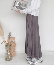 AS KNOW AS plus | ●変形アコーディオンスカート(スカート)