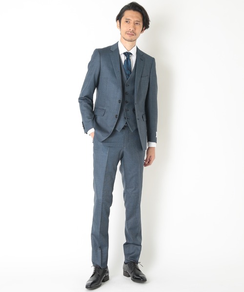 CROWDED CLOSET（クラウデッドクローゼット）の「【イージーケア・スナップダウン】TCツイルシャツ（ビジネスシャツ・メンズ・ホワイト/サックスブルー・01/02/03/05/04）」の5枚目の写真