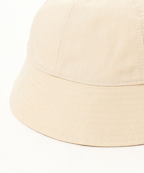 BEAMS（ビームス）の「BEAMS / コットン リップストップ ベルハット（ハット・メンズ・ブラック/ベージュ/ネイビー・ONE SIZE）」の7枚目の写真