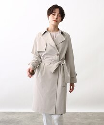 INDIVI | リラックス ライトトレンチコート(トレンチコート)