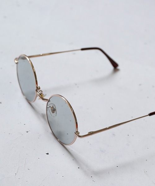 SPINNS（スピンズ）の「マルデザイン ラウンドサングラス（サングラス・メンズ・ブラック/ブラウン/グレー/ピンク/ブルー・ONESIZE）」の9枚目の写真