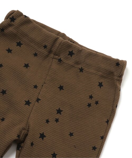Ampersand（アンパサンド）の「/総柄保育園パンツ(花・星・チェック）_ストレッチ 10分丈（その他パンツ・キッズ・ブラック/ブラウン/キナリ・90/100/110/120/80/130/95/140）」の10枚目の写真