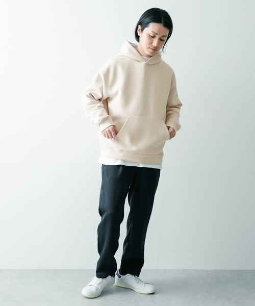 ITEMS URBANRESEARCH(アイテムズ アーバンリサーチ)の「ライトダンボール プルオーバーパーカー(パーカー・メンズ・ブルー/グレー/チャコールグレー/ベージュ・LARGE/MEDIUM)」の19枚目の写真