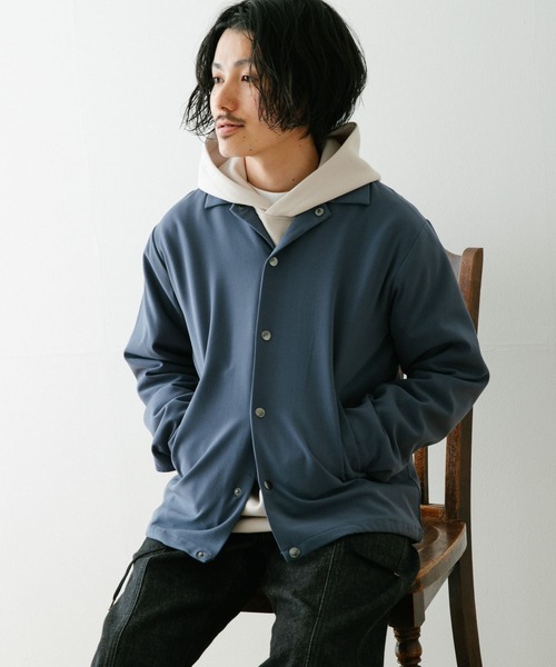 ITEMS URBANRESEARCH(アイテムズ アーバンリサーチ)の「ライトダンボール プルオーバーパーカー(パーカー・メンズ・ブルー/グレー/チャコールグレー/ベージュ・LARGE/MEDIUM)」の17枚目の写真