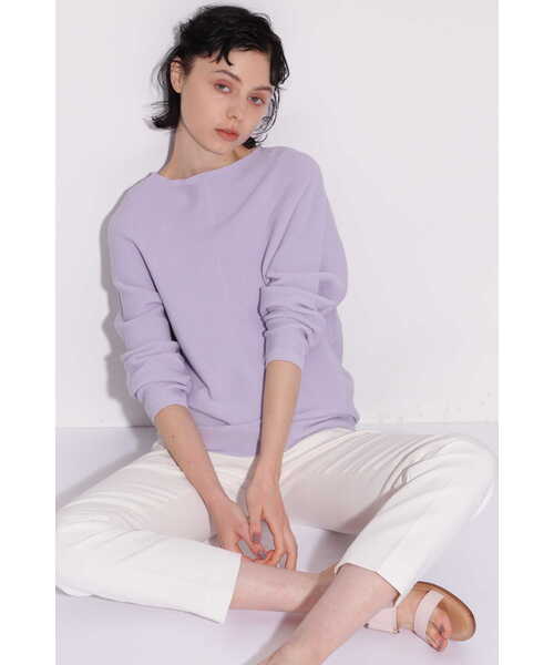 BOSCH（ボッシュ）の「◆コットンストレッチガーターニット（ニット/セーター・レディース・パープル/イエロー/グリーン・38）」の8枚目の写真