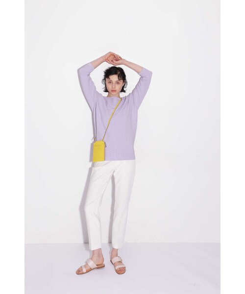 BOSCH（ボッシュ）の「◆コットンストレッチガーターニット（ニット/セーター・レディース・パープル/イエロー/グリーン・38）」の9枚目の写真