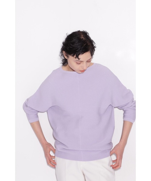 BOSCH（ボッシュ）の「◆コットンストレッチガーターニット（ニット/セーター・レディース・パープル/イエロー/グリーン・38）」の20枚目の写真