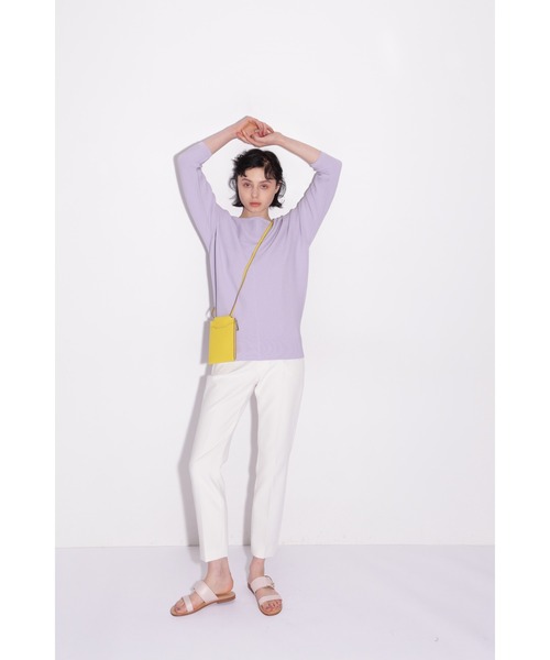 BOSCH（ボッシュ）の「◆コットンストレッチガーターニット（ニット/セーター・レディース・パープル/イエロー/グリーン・38）」の21枚目の写真