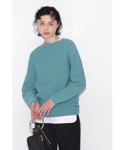 BOSCH（ボッシュ）の「◆コットンストレッチガーターニット（ニット/セーター・レディース・パープル/イエロー/グリーン・38）」の19枚目の写真