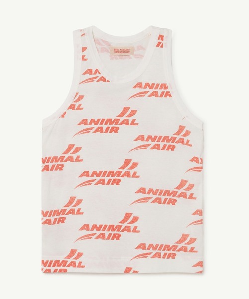 The animals observatory（ジ・アニマルズ・オブザーバトリー）の「The animals observatory / フロッグ タンクトップ（タンクトップ・キッズ・グリーン/ホワイト・10Y/6Y/8Y）」の4枚目の写真