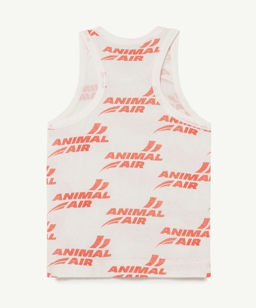 The animals observatory（ジ・アニマルズ・オブザーバトリー）の「The animals observatory / フロッグ タンクトップ（タンクトップ・キッズ・グリーン/ホワイト・10Y/6Y/8Y）」の5枚目の写真