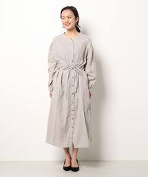 Samansa Mos2 | 釦配色ワンピース(ワンピース)