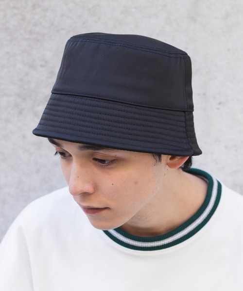 WEGO（ウィゴー）の「WEGO/ナイロンバケットハット（ハット・メンズ・ホワイト/ブラック/ブルー・FREE）」の3枚目の写真